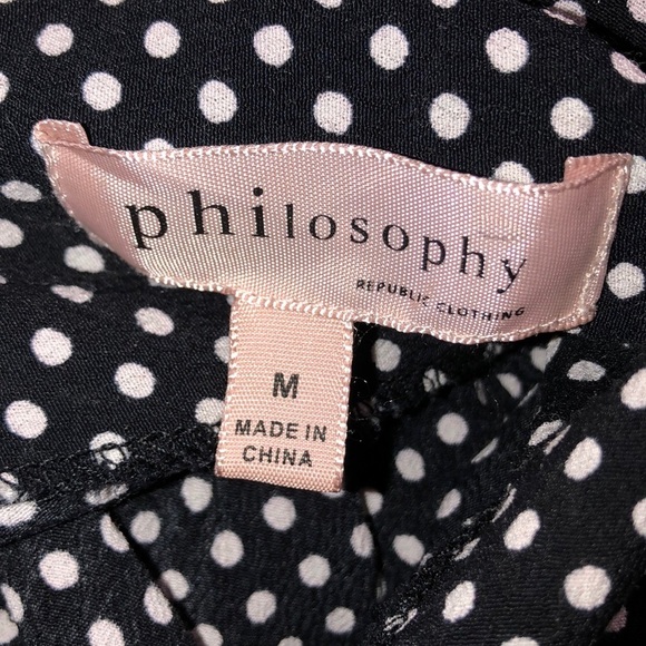Philosophy Republic size medium polka dot top - Picture 5 of 5